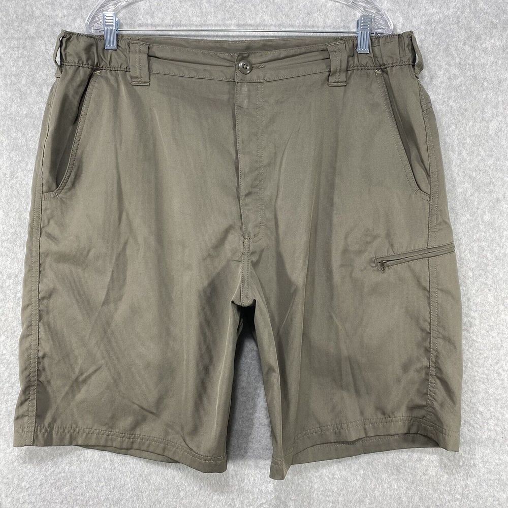 Wrangler Shorts Mens 38 Olive Outdoor Hiking Casual Wear‎ Preppy Golf Athleisure